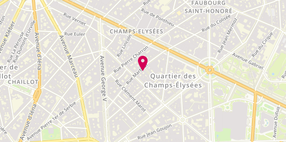 Plan de Berluti Marbeuf, 26 Rue Marbeuf, 75008 Paris