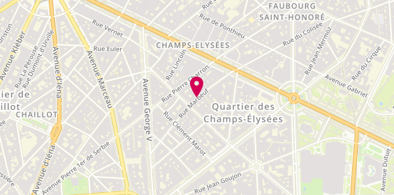 Plan de Façonnable, 27 Rue Marbeuf, 75008 Paris