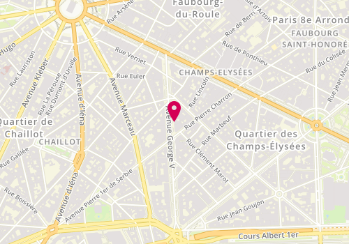 Plan de Stefano Ricci, 34 avenue George V, 75008 Paris