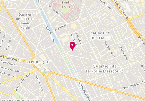 Plan de Cinderella, 38 Rue Faubourg du Temple, 75011 Paris