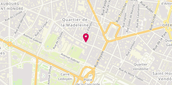 Plan de BLOCH Paris, 34 Rue du Faubourg Saint-Honoré, 75008 Paris
