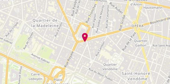 Plan de Kenzo, 27 Boulevard de la Madeleine, 75008 Paris