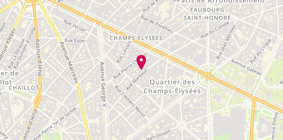 Plan de Vilebrequin, 29 - 31 Rue Marbeuf, 75008 Paris