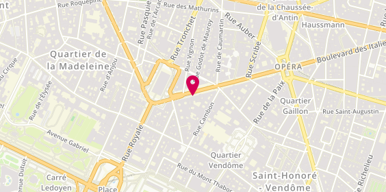 Plan de Arche, 11 Boulevard de la Madeleine, 75001 Paris