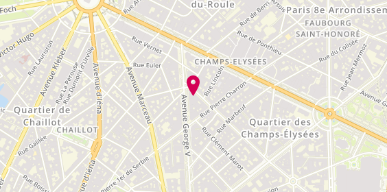 Plan de Canali, 40 avenue George V, 75008 Paris