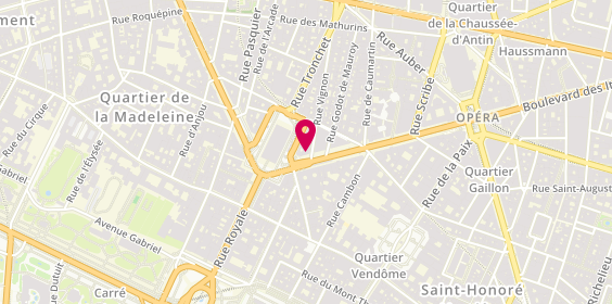 Plan de Bcbg, 14 Boulevard de la Madeleine, 75008 Paris