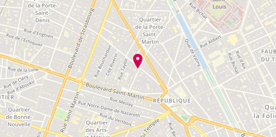 Plan de Samueltex, 13 Rue du Château d'Eau, 75010 Paris