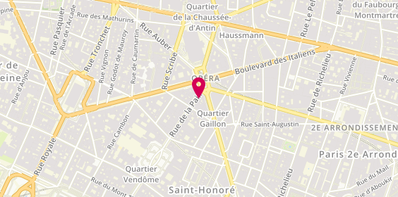 Plan de Tartine et Chocolat, 24 Rue de la Paix, 75002 Paris