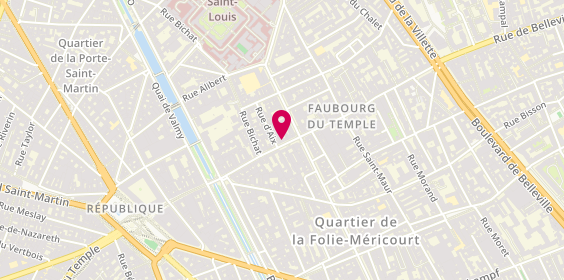 Plan de Samrina Mod, 61 Rue du Faubourg du Temple, 75010 Paris