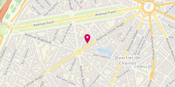 Plan de Petit Bateau, 64 avenue Victor Hugo, 75116 Paris
