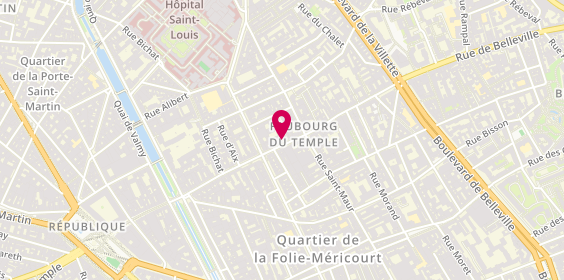 Plan de Jule Style Chaussures, 83 Faubourg du Temple, 75010 Paris