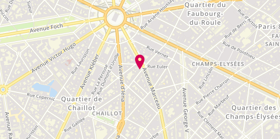 Plan de L'Officine Paris, 71 avenue Marceau, 75116 Paris