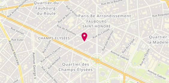 Plan de Finsbury, 19 Rue du Colisée, 75008 Paris