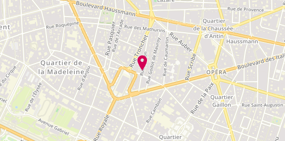Plan de Societe Salvy, 12 Rue Vignon, 75009 Paris