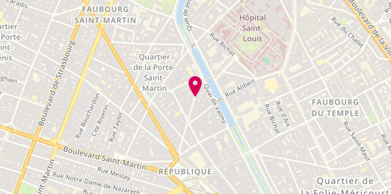 Plan de Frivoli, 26 Rue Beaurepaire, 75010 Paris