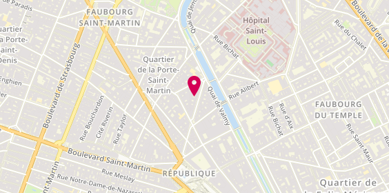 Plan de Harris Wilson, 25 Rue Beaurepaire, 75010 Paris