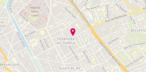 Plan de Cl Magnifique, 107 Rue du Faubourg du Temple, 75010 Paris