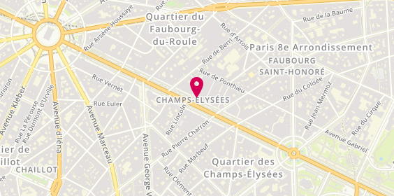 Plan de Giacomo-Yves Dorsey, 76 78 avenue des Champs Elysees Et
59 Rue de Ponthieu, 75008 Paris