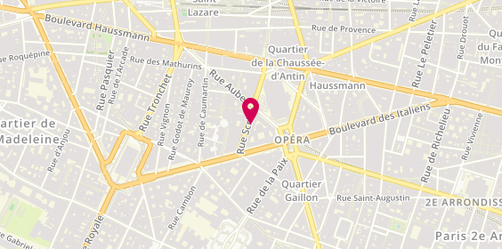Plan de Gara, 4 Rue Scribe, 75009 Paris