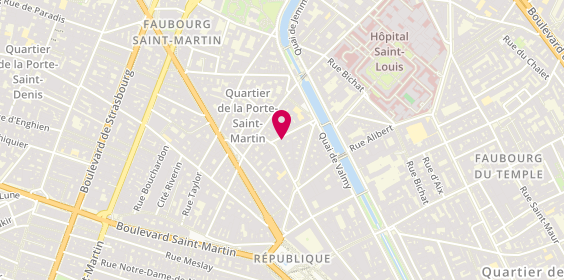 Plan de Veja, 2 Rue Marseille, 75010 Paris