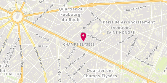 Plan de Bexley, Avenue Champs Elysées
78 Galerie des Arcades, 75008 Paris