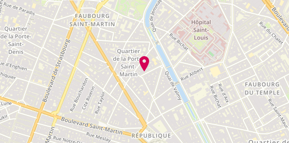 Plan de Atelier Production et Création, 5 Rue Marseille, 75010 Paris