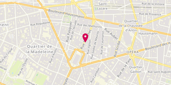 Plan de Christine Laure, 10 Rue Tronchet, 75008 Paris
