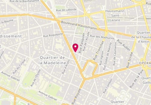 Plan de Meermin Shoes - Paris, 16 Rue Chauveau Lagarde, 75008 Paris
