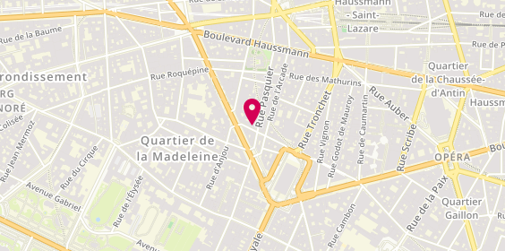 Plan de Crockett And Jones, 14 Rue Chauveau Lagarde, 75008 Paris