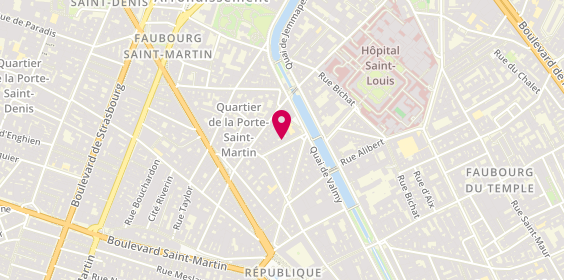 Plan de Agnès b. canal saint-martin, 13 Rue de Marseille, 75010 Paris