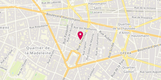 Plan de Jacadi, 17 Rue Tronchet, 75008 Paris