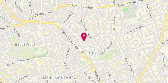 Plan de Belle Allure, 26 Rue des Rigoles, 75020 Paris