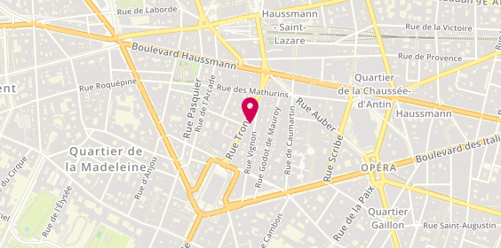 Plan de Caroll, 20 Rue Tronchet, 75008 Paris