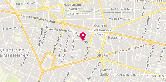 Plan de Lauren Vidal, 7 Rue Auber, 75009 Paris