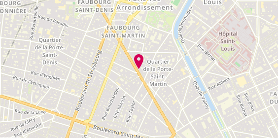 Plan de BENABDELLAH Omar, 40 Boulevard de Magenta, 75010 Paris