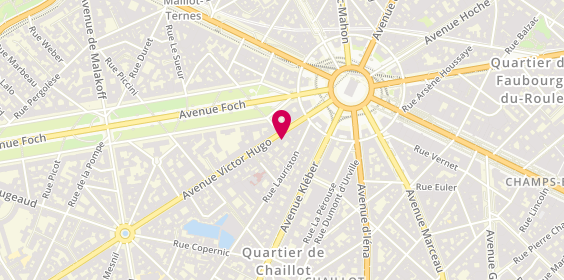 Plan de Fratelli Rossetti, 11 Bis avenue Victor Hugo, 75116 Paris