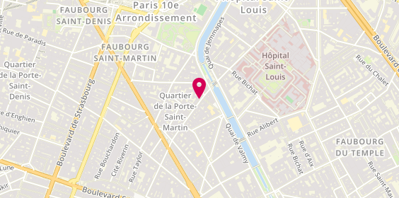 Plan de Sawa, 65 Rue de Lancry, 75010 Paris