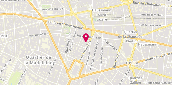 Plan de Charles Cotonay, 25 Rue Tronchet, 75008 Paris