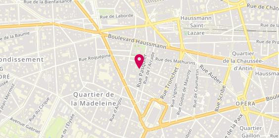 Plan de Les Dandys, 23 Rue Pasquier, 75008 Paris