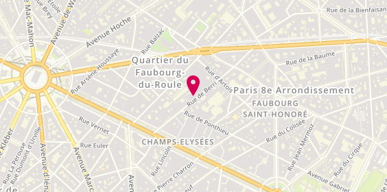 Plan de LodinG, 23 Rue de Berri, 75008 Paris