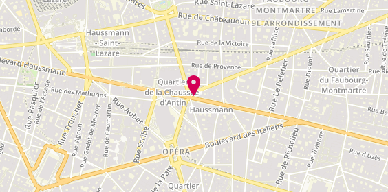 Plan de Minelli, 36 Bis Boulevard Haussmann, 75009 Paris