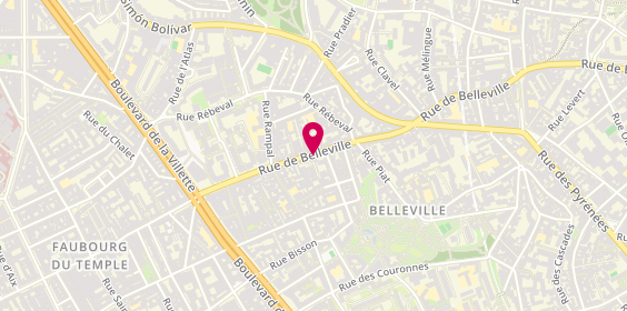 Plan de Bluùm, 50 Rue de Belleville, 75020 Paris