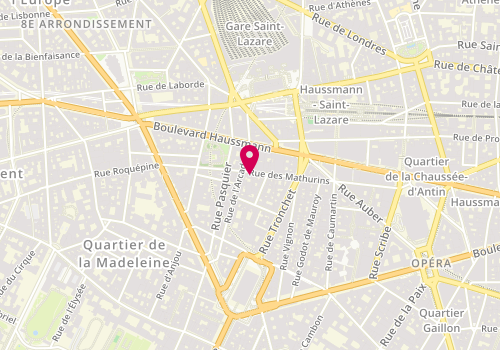 Plan de Societe Mym, 37 Rue des Mathurins, 75008 Paris