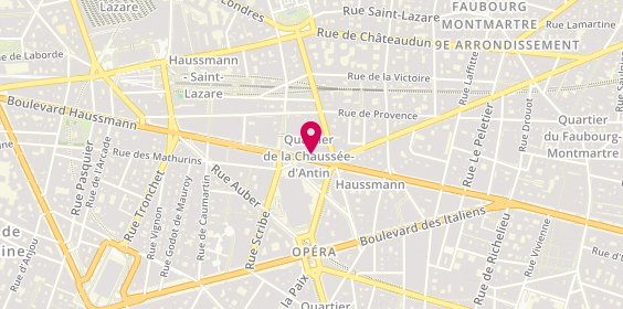 Plan de Aldo, 40 Boulevard Haussmann, 75009 Paris