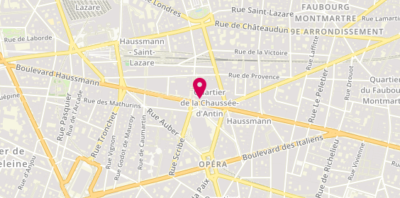 Plan de J.M Weston, 40 Boulevard Haussmann, 75009 Paris