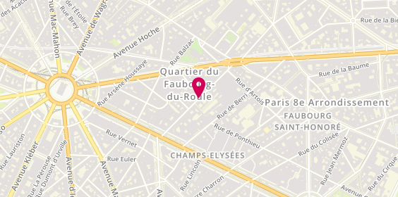 Plan de Cast, Rue de Washington Et
46 Rue d'Artois, 75008 Paris