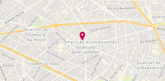 Plan de Fredetti, 162 Rue du Faubourg Saint-Honoré, 75008 Paris