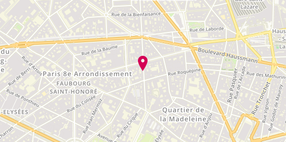Plan de Gody'Ho, 31 Rue de Miromesnil, 75008 Paris