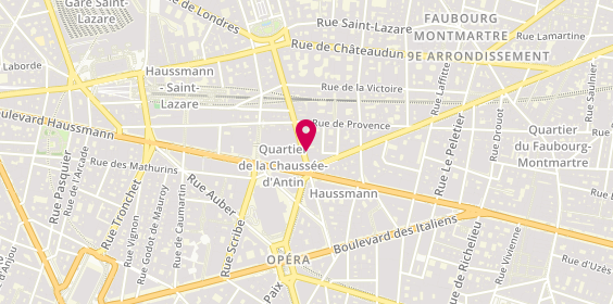 Plan de Bruno Gainville, 42 Rue de la Chaussee d'Antin, 75009 Paris