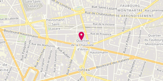 Plan de Caroll, 40 Boulevard Haussmann, 75009 Paris